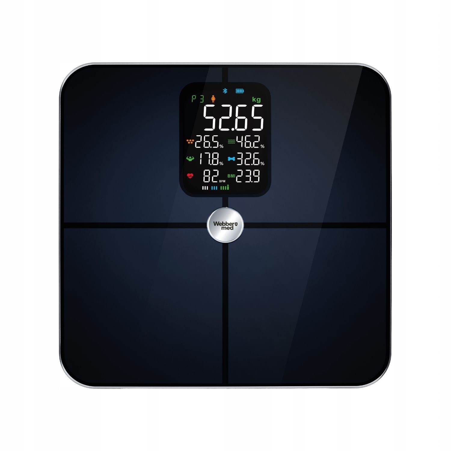 Webber Med Personenweegschaal BONITA IF1321C - Met Hartslagmeting