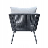 NUFORMA Tuinset - 2 Technorattan Loungefauteuils - Roestvrij Aluminium