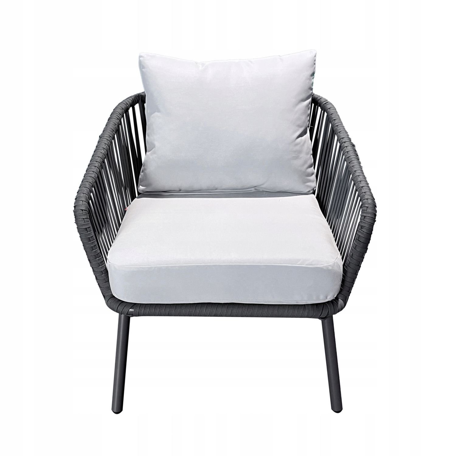 NUFORMA Tuinset - 2 Technorattan Loungefauteuils - Roestvrij Aluminium