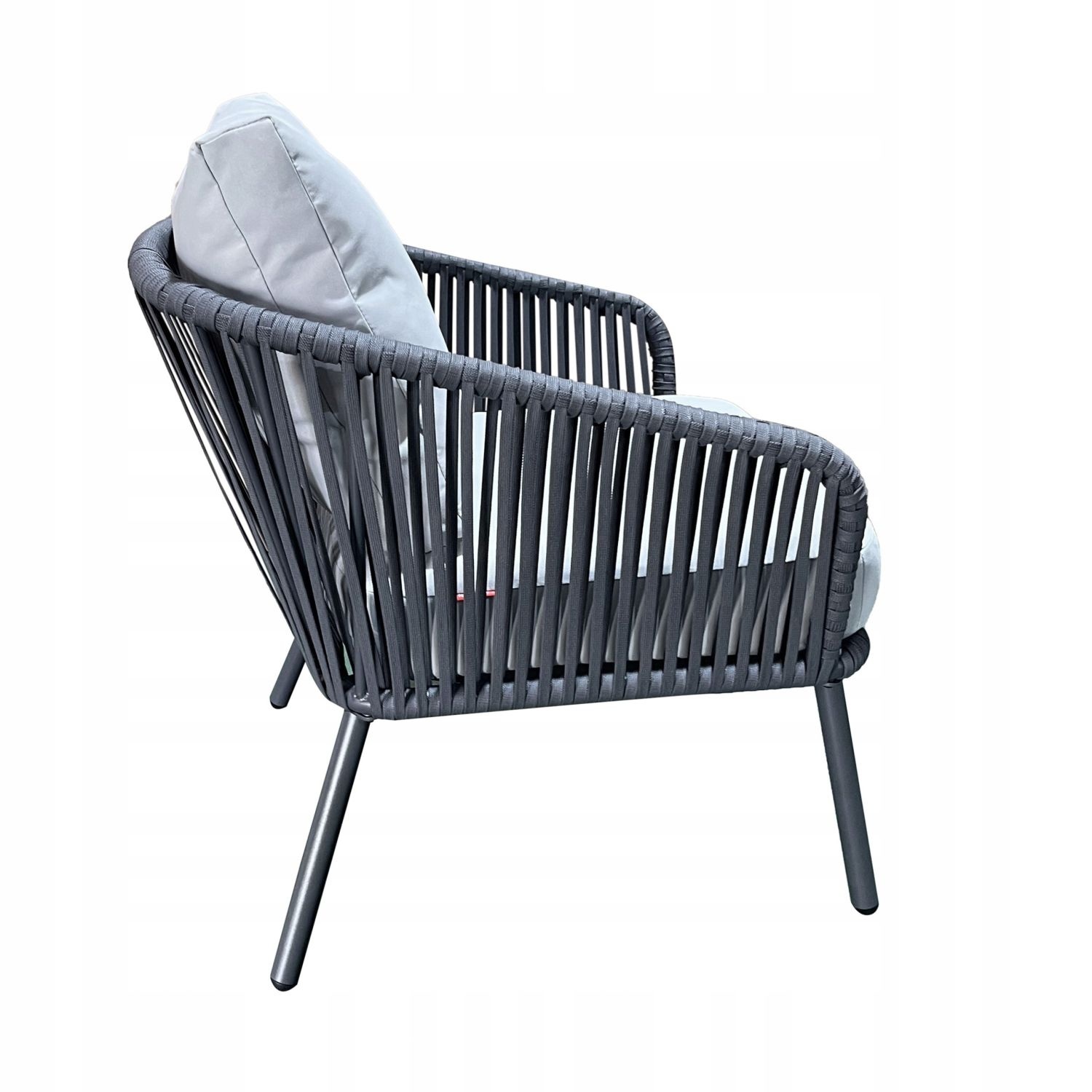 NUFORMA Tuinset - 2 Technorattan Loungefauteuils - Roestvrij Aluminium