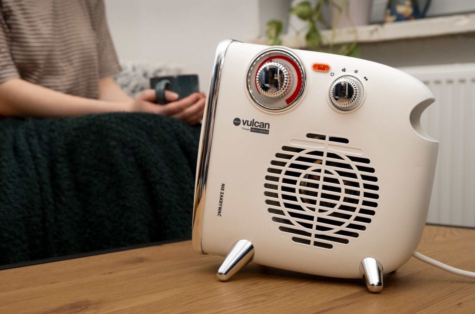 ELDOM Ventilatorverwarming HL12 - Snelle warmte en frisse koeling