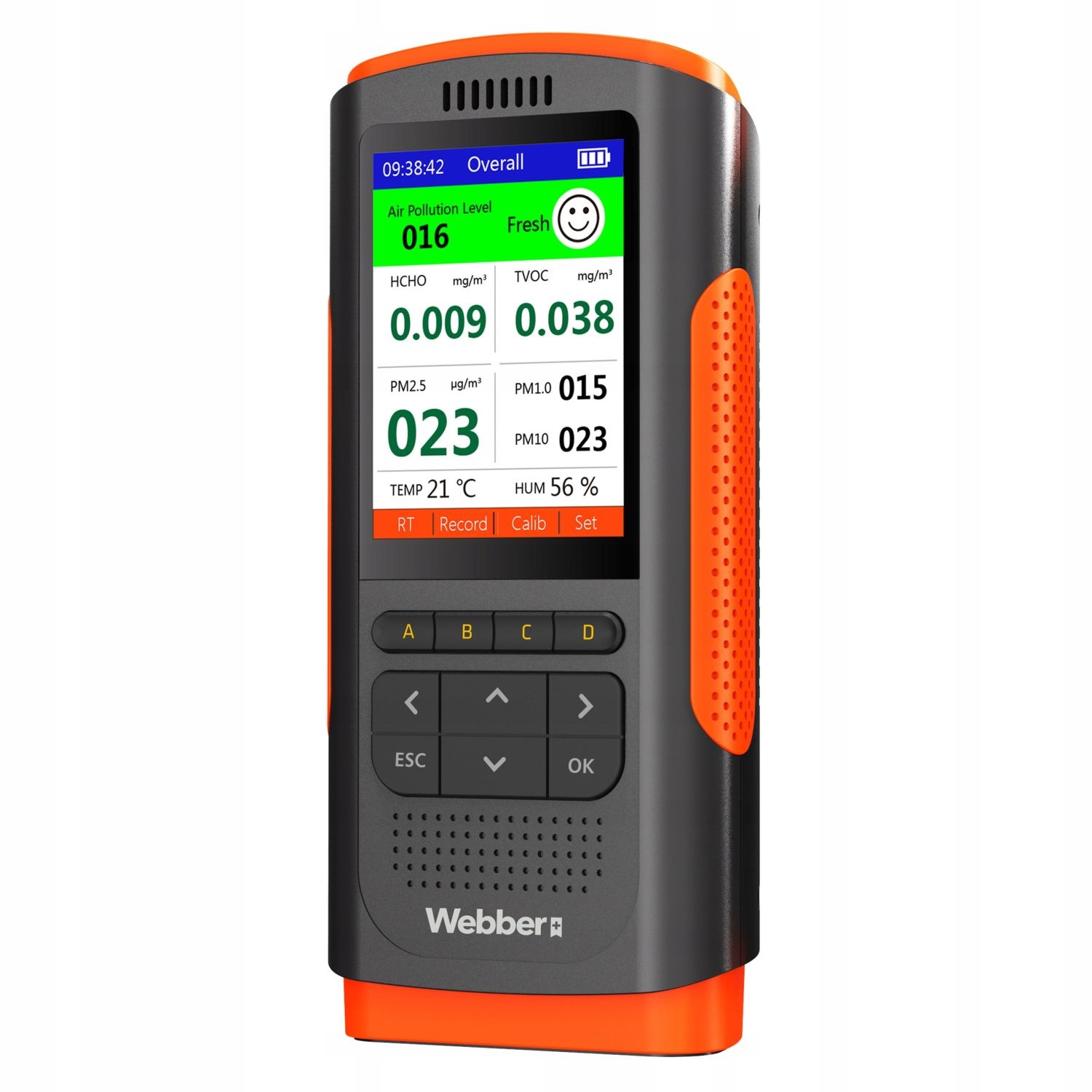 Webber UP900 Luchtkwaliteitsmeter - Meet Fijnstof en Schadelijke Gassen