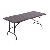 AGD SELECT Cateringtafel 180 cm - Inklapbare tuintafel bruin