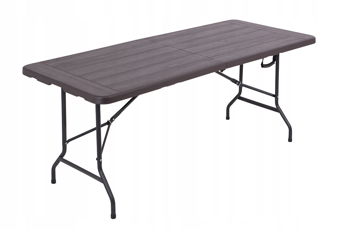 AGD SELECT Cateringtafel 180 cm - Inklapbare tuintafel bruin