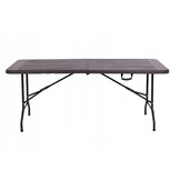 AGD SELECT Cateringtafel 180 cm - Inklapbare tuintafel bruin