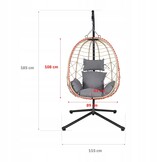 NUFORMA CITY Hangstoel Cocon - Luxe relaxstoel voor binnen en buiten