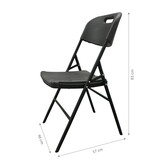NUFORMA Opvouwbare Cateringstoel - Comfortabel en Weerbestendig