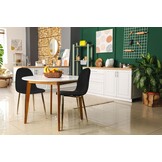 NUFORMA Stoel Salerno - Stijlvol Velours met Hoog Zitcomfort