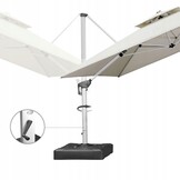 GARDENSELECT Zweefparasol XXXL VADA Ecru - 360° Draaibaar - 3m