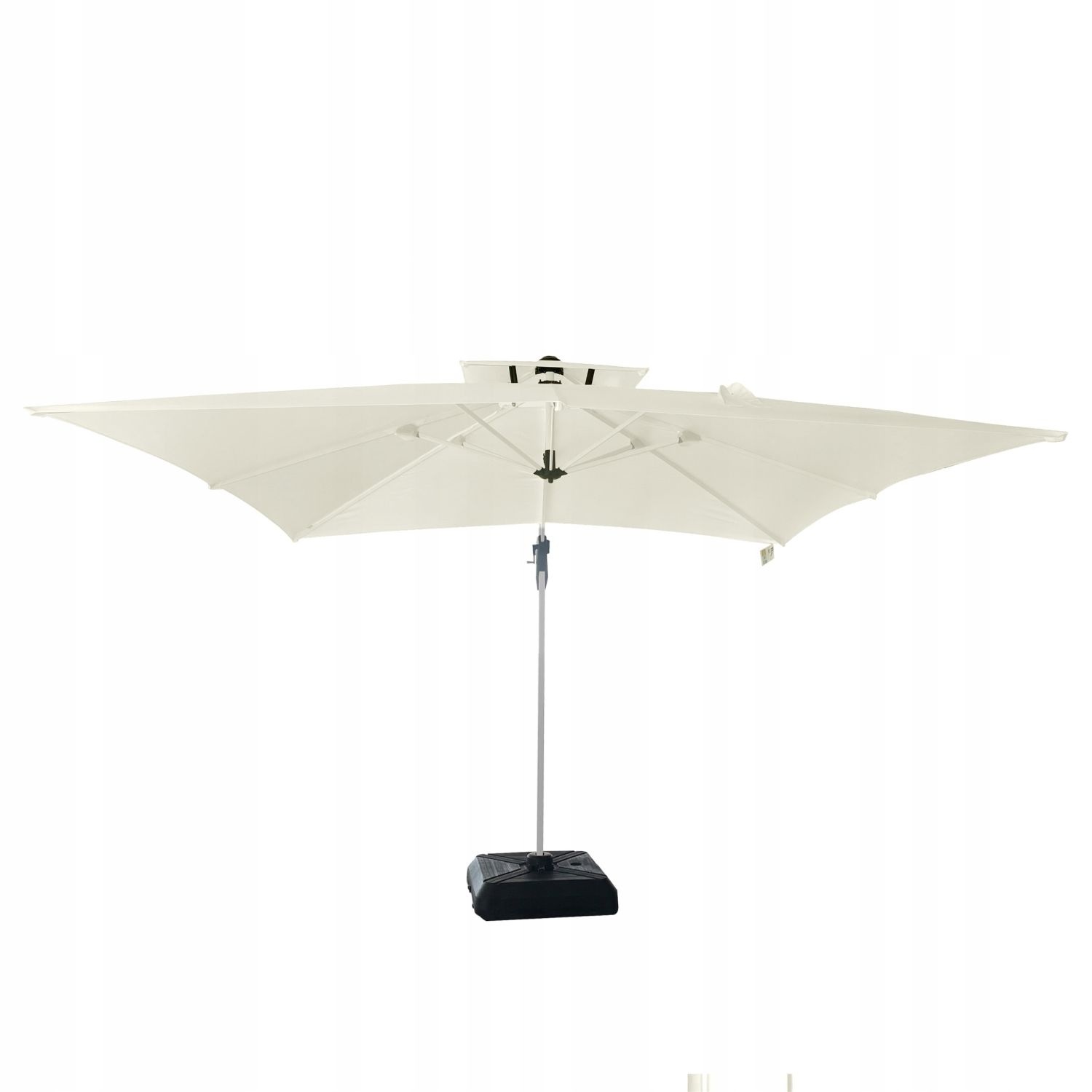GARDENSELECT Zweefparasol XXXL VADA Ecru - 360° Draaibaar - 3m