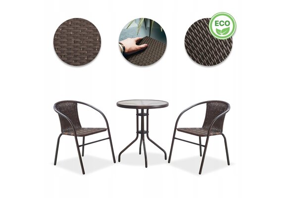 GARDENSELECT CALM Tuinmeubelset - Compact en Weerbestendig voor je Balkon