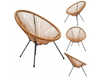 NUFORMA Acapulco Tuinstoel - Weerbestendig Technorattan voor Balkon