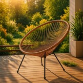 NUFORMA Acapulco Tuinstoel - Weerbestendig Technorattan voor Balkon