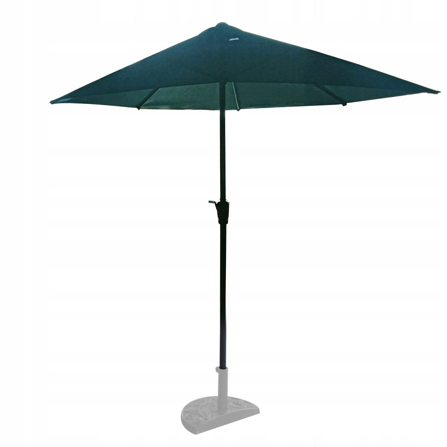 GARDENSELECT Wandparasol 2,7m - Ruime schaduw met handige zwengel
