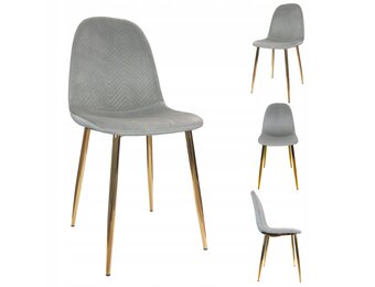 NUFORMA Salerno gestoffeerde stoel - ergonomisch velours comfort