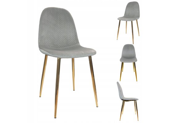 NUFORMA Salerno gestoffeerde stoel - ergonomisch velours comfort