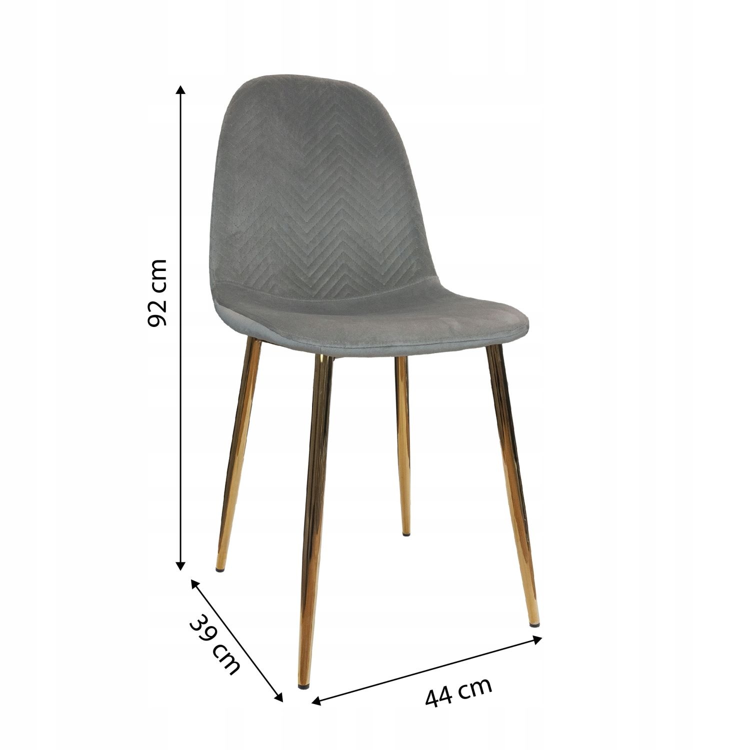 NUFORMA Salerno gestoffeerde stoel - ergonomisch velours comfort