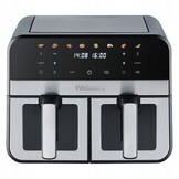 Webber AF900 Heteluchtfriteuse - 9L dubbele kom en kijkvenster