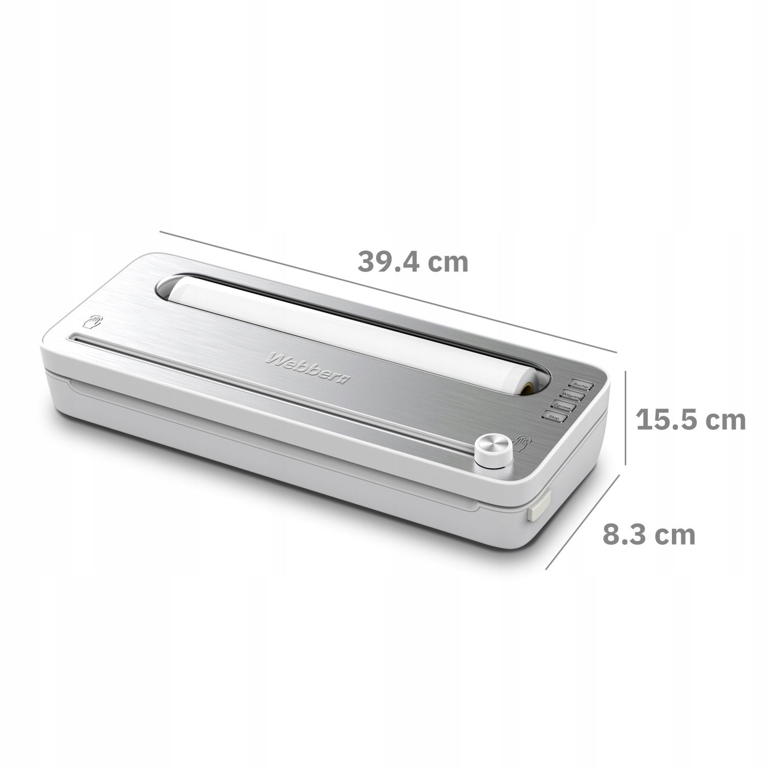 WEBBER Vacumeermachine V104B - Compact design met ingebouwd afsnijmes