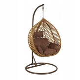 NUFORMA Hangstoel Cornino - Comfortabele Ei-stoel voor Binnen en Buiten