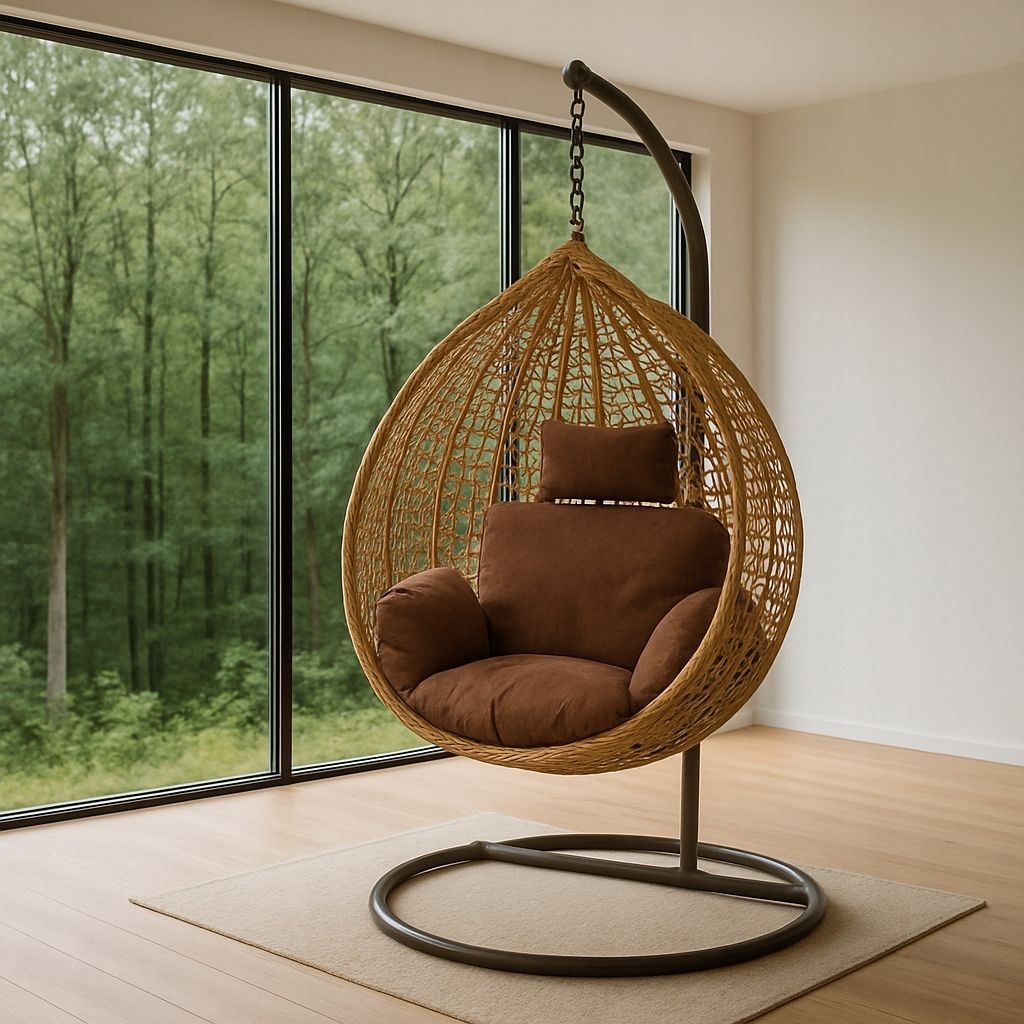 NUFORMA Hangstoel Cornino - Comfortabele Ei-stoel voor Binnen en Buiten