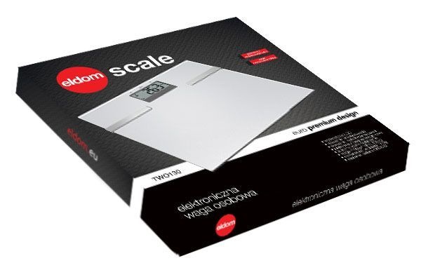 ELDOM Elektrische Badkamerweegschaal TWO130 - BMI en Lichaamsanalyse