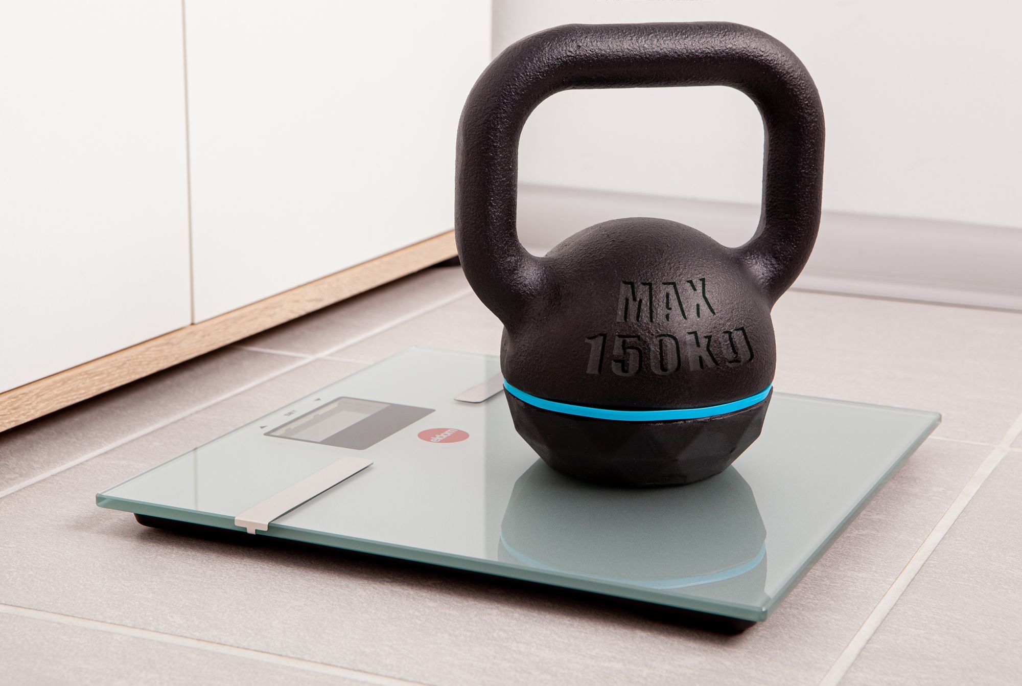 ELDOM Elektrische Badkamerweegschaal TWO130 - BMI en Lichaamsanalyse