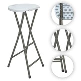 NUFORMA Opvouwbare Barkruk 70 cm - Weerbestendig HDPE voor Evenementen