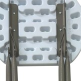 NUFORMA Opvouwbare Barkruk 70 cm - Weerbestendig HDPE voor Evenementen