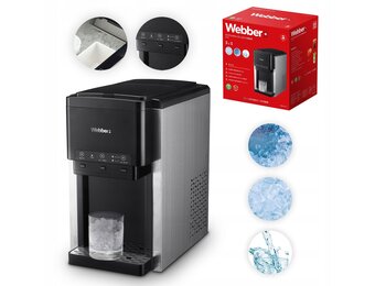 WEBBER IJsblokjesmachine 3-in-1 - Waterdispenser en IJscrusher