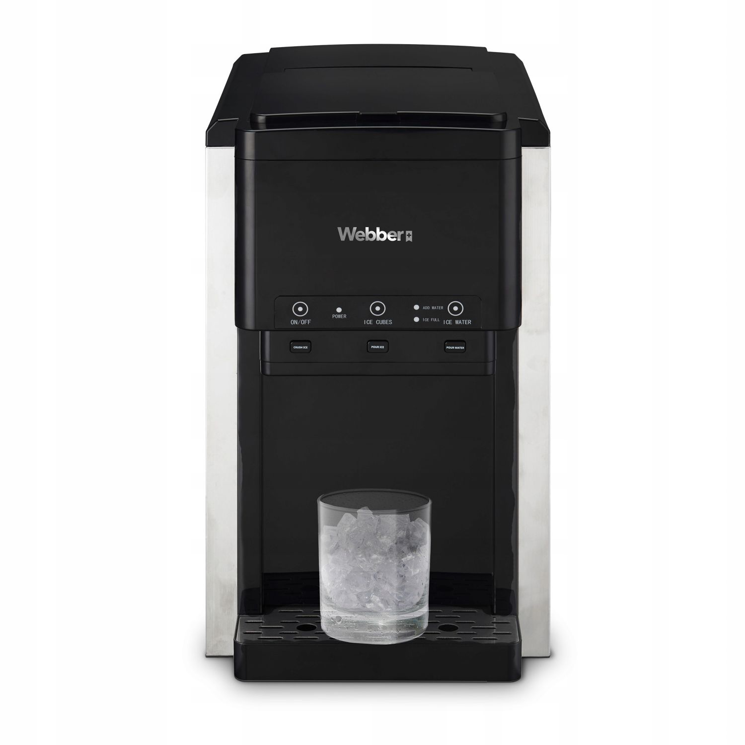WEBBER IJsblokjesmachine 3-in-1 - Waterdispenser en IJscrusher