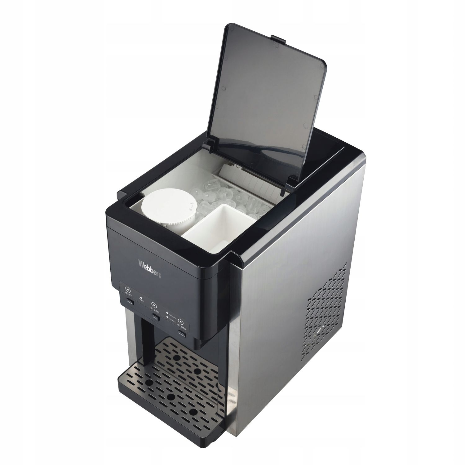 WEBBER IJsblokjesmachine 3-in-1 - Waterdispenser en IJscrusher