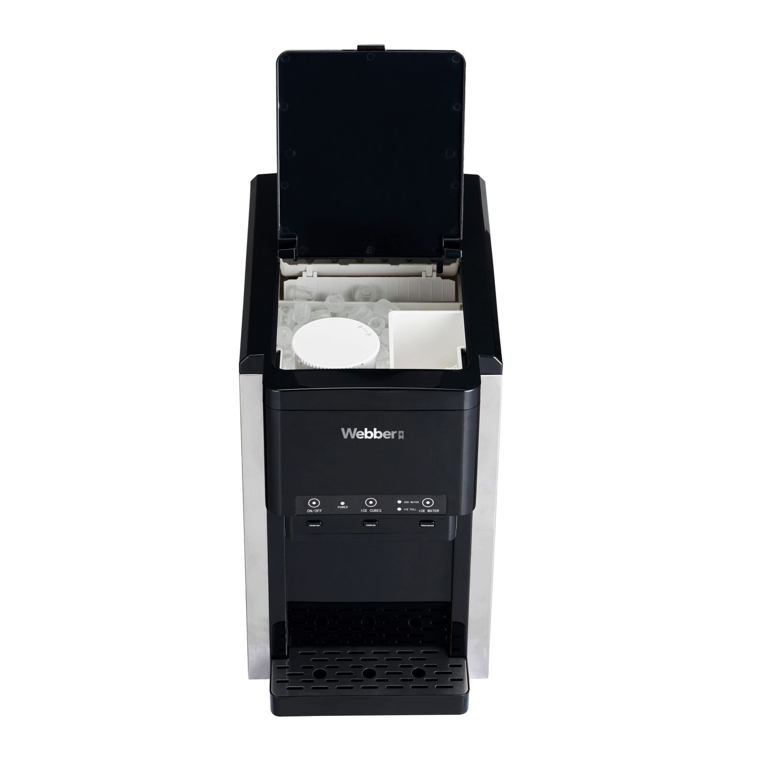 WEBBER IJsblokjesmachine 3-in-1 - Waterdispenser en IJscrusher