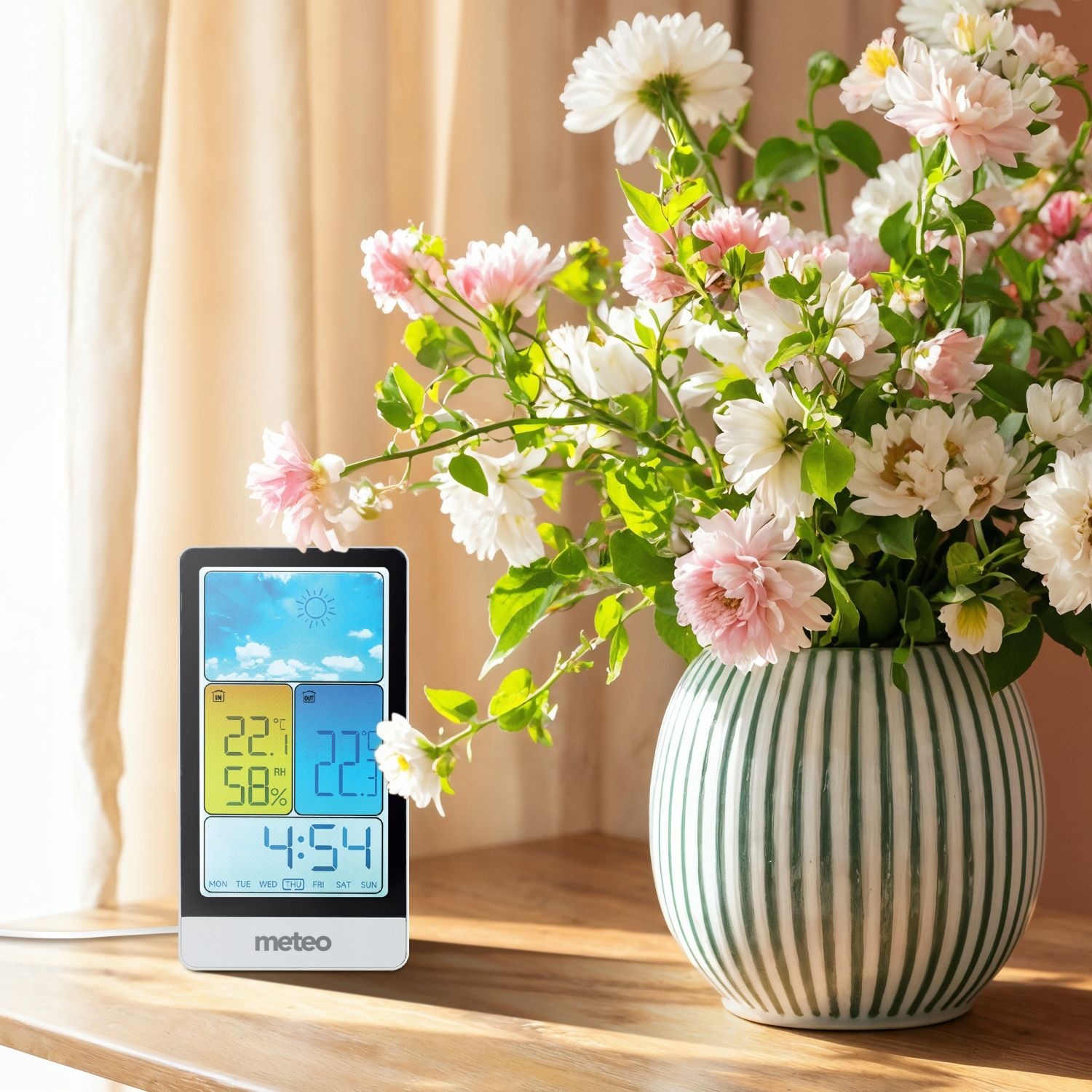 METEO Weerstation SP112 - Nauwkeurige temperatuur en tijd