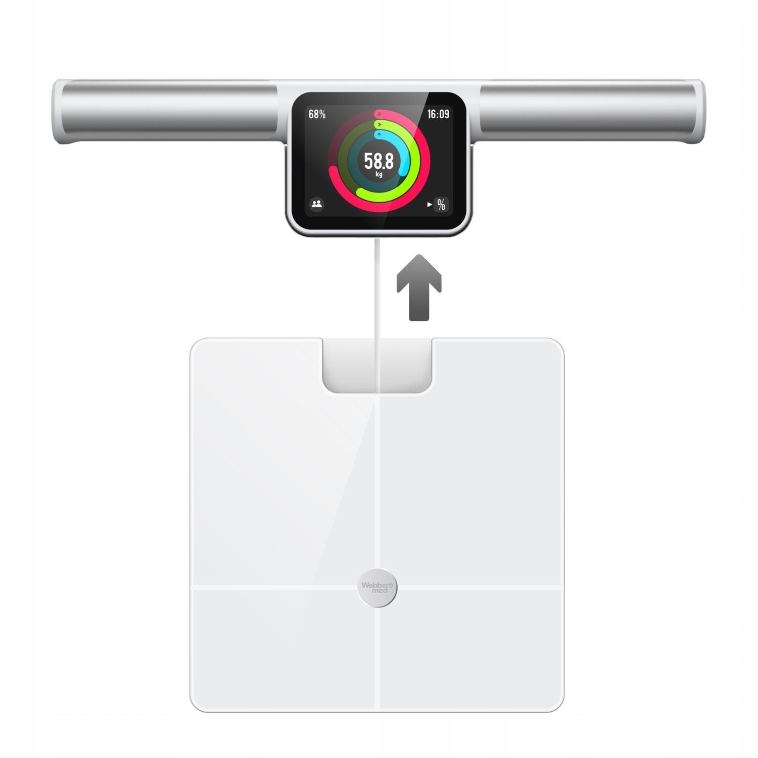 Webber Med SIENA PS636 Slimme Weegschaal - Analyse van 57 Parameters