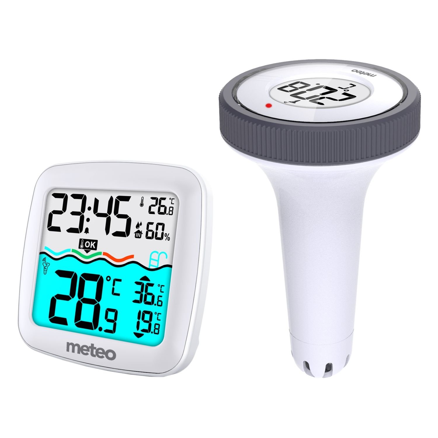 METEO TB2 Zwembadthermometer & Weerstation - 60m Draadloos