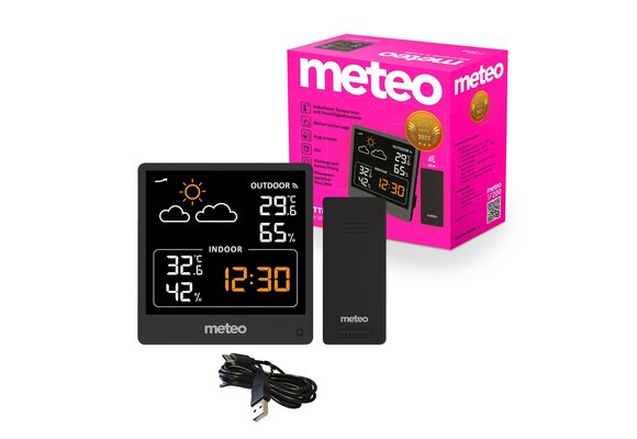 METEO Weerstation SP200 - Met DCF klok en weersvoorspelling