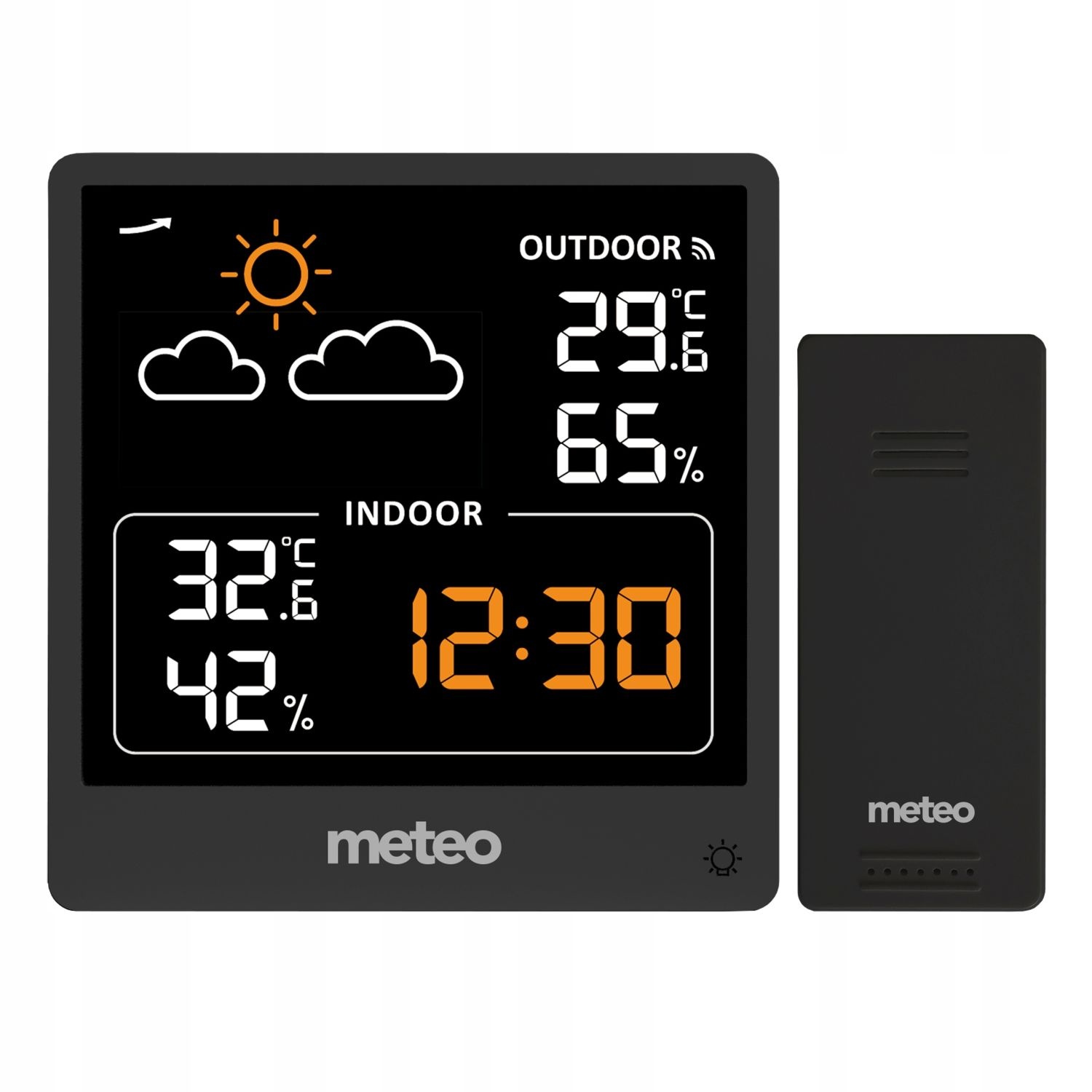 METEO Weerstation SP200 - Met DCF klok en weersvoorspelling