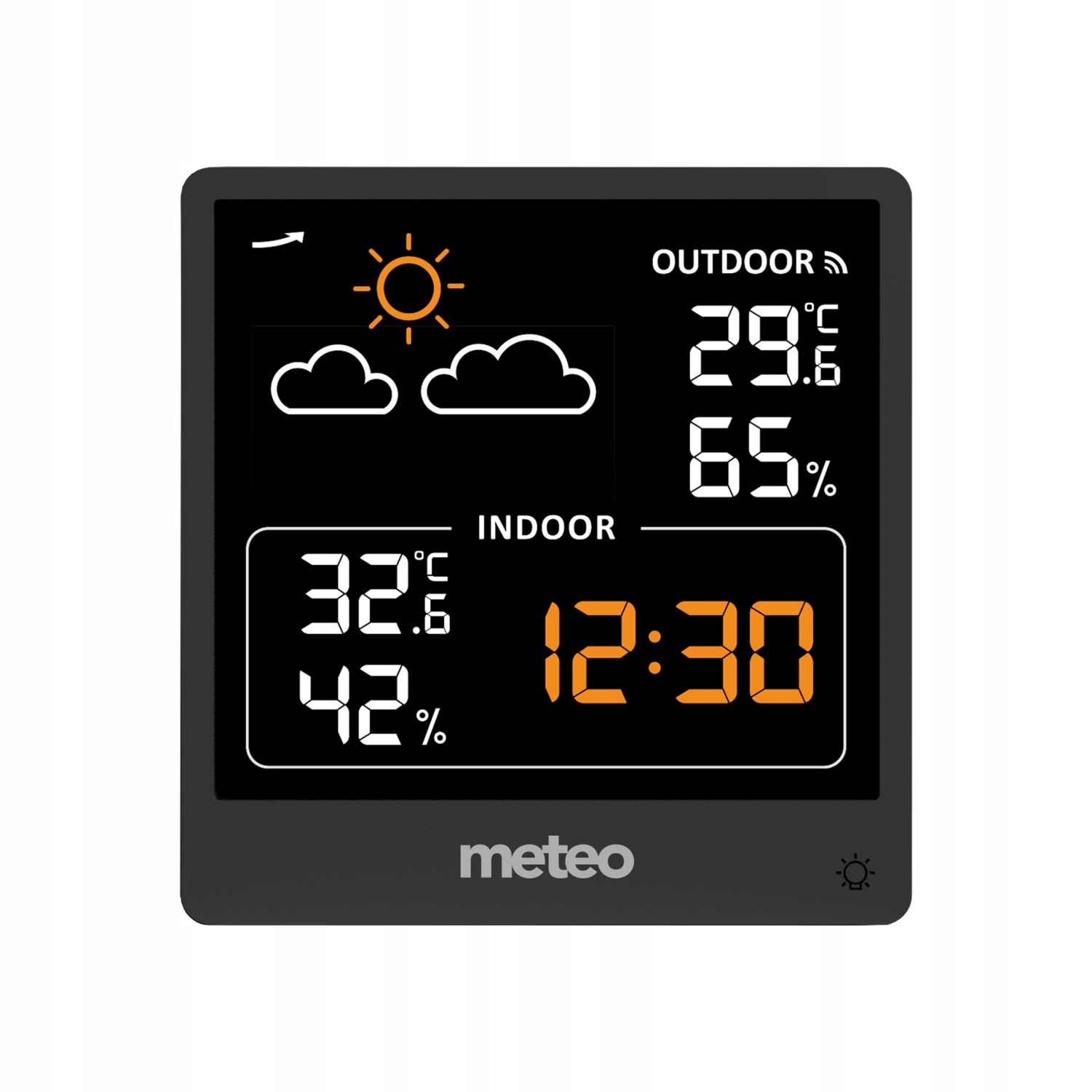METEO Weerstation SP200 - Met DCF klok en weersvoorspelling
