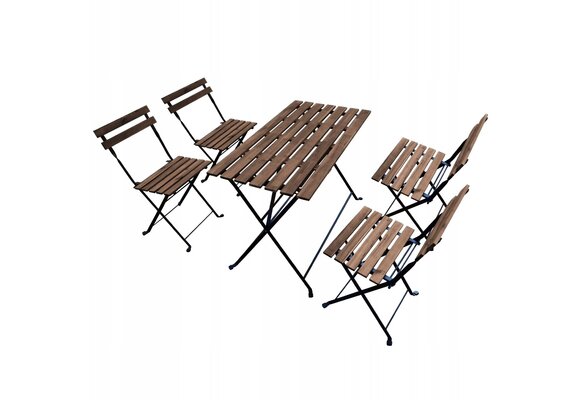 GARDENSELECT Tuinmeubelset Acaciahout - Inklapbaar voor Balkon en Tuin