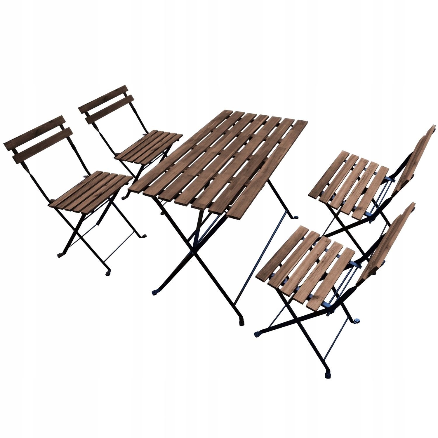 GARDENSELECT Tuinmeubelset Acaciahout - Inklapbaar voor Balkon en Tuin