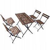 GARDENSELECT Tuinmeubelset Acaciahout - Inklapbaar voor Balkon en Tuin