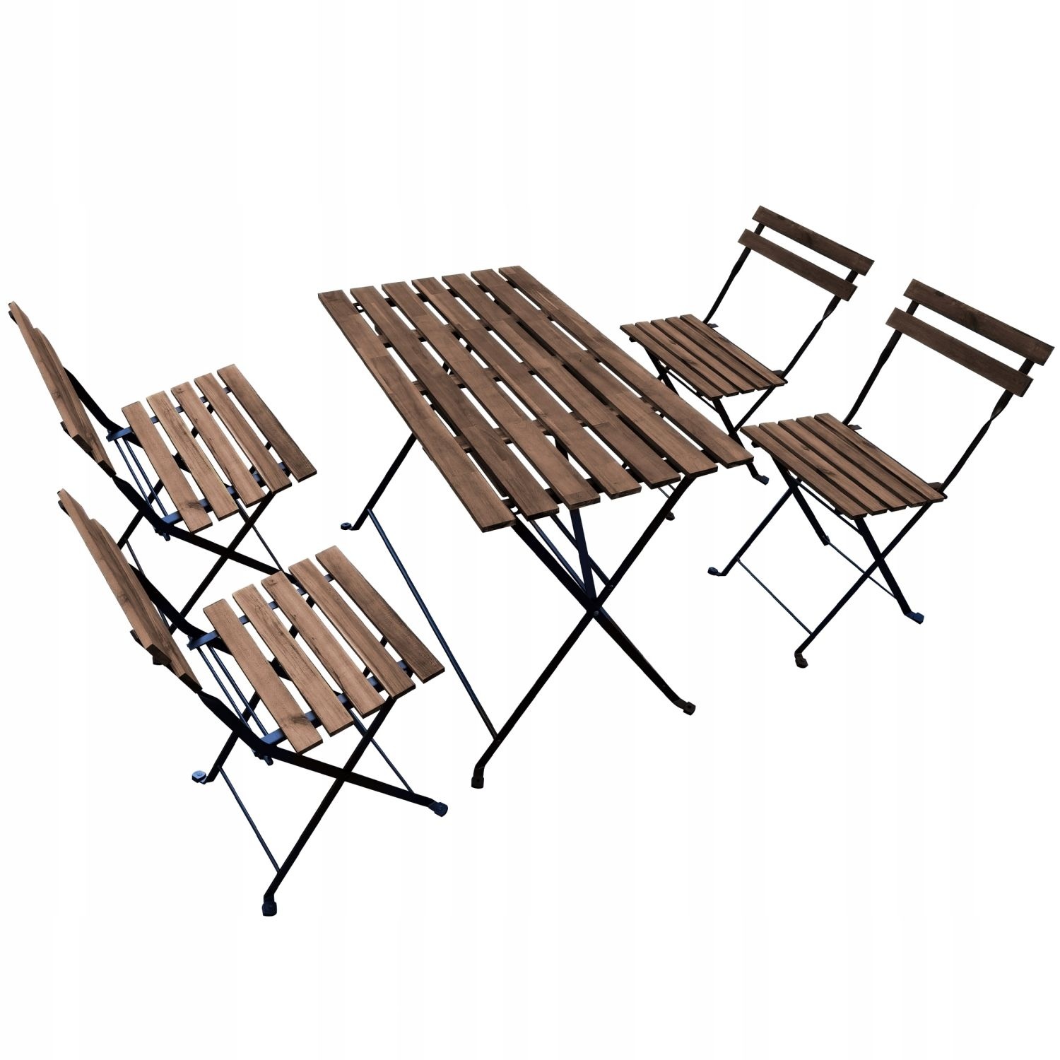 GARDENSELECT Tuinmeubelset Acaciahout - Inklapbaar voor Balkon en Tuin