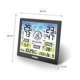 METEO Weerstation SP601 - Slim 6-in-1 weerstation met wind en regen