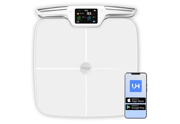 Webber Med Liora PS577 Slimme Badkamerweegschaal - 57 parameters