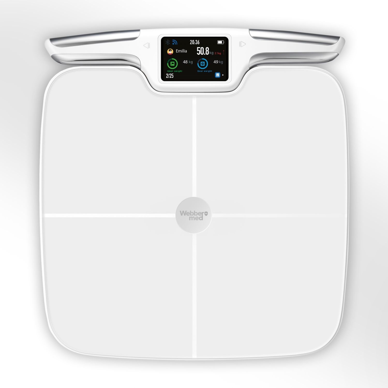 Webber Med Liora PS577 Slimme Badkamerweegschaal - 57 parameters