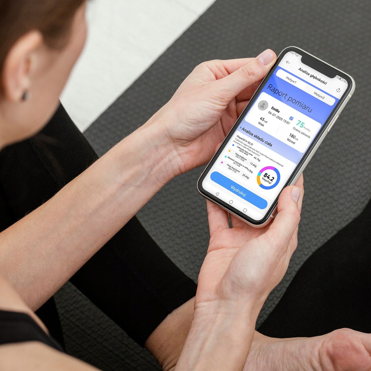 Webber Med Liora PS577 Slimme Badkamerweegschaal - 57 parameters