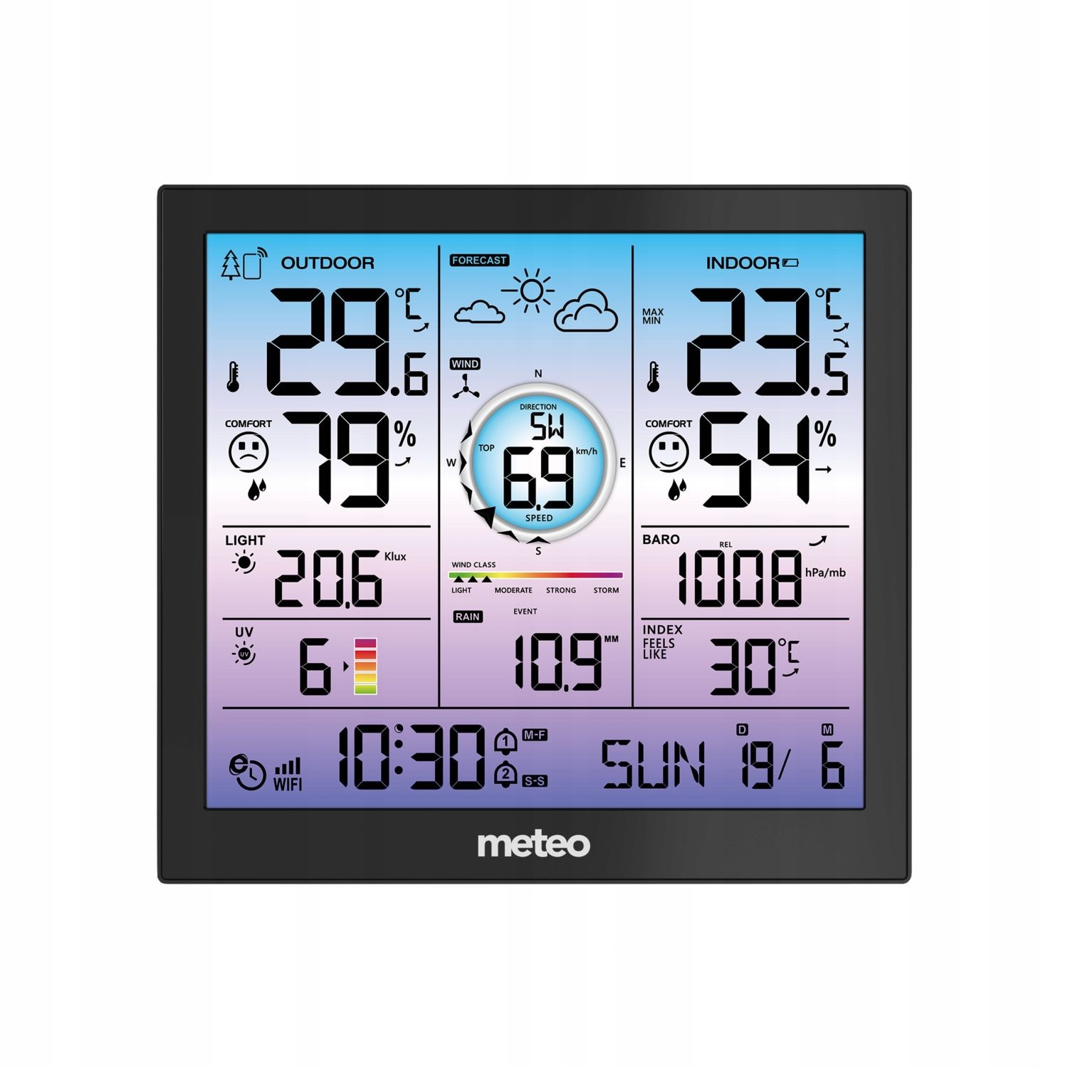 METEO SP602 Draadloos Weerstation - Met Wi-Fi en App-ondersteuning