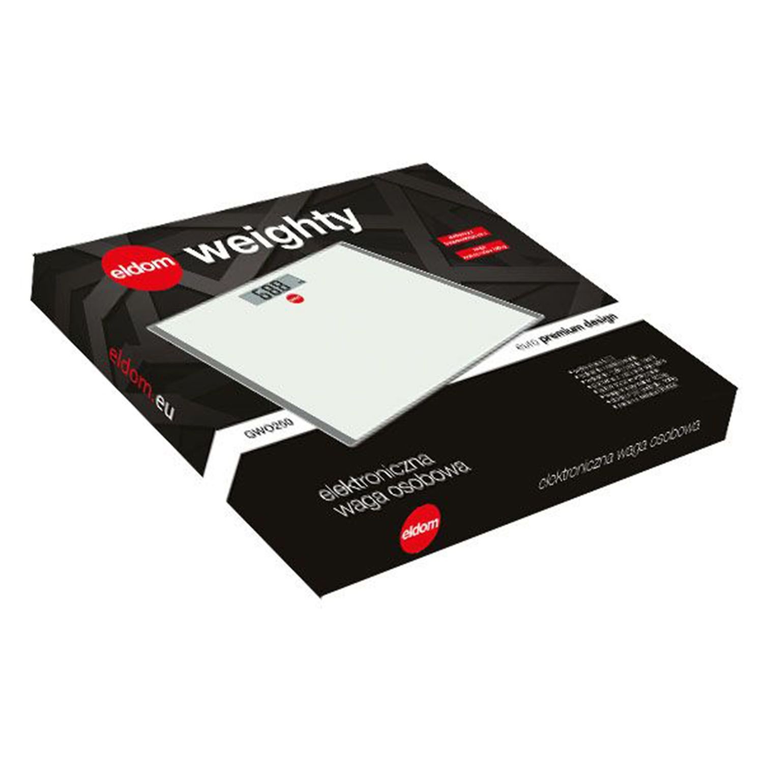 ELDOM Personenweegschaal GWO250 - Nauwkeurige weegschaal tot 150 kg