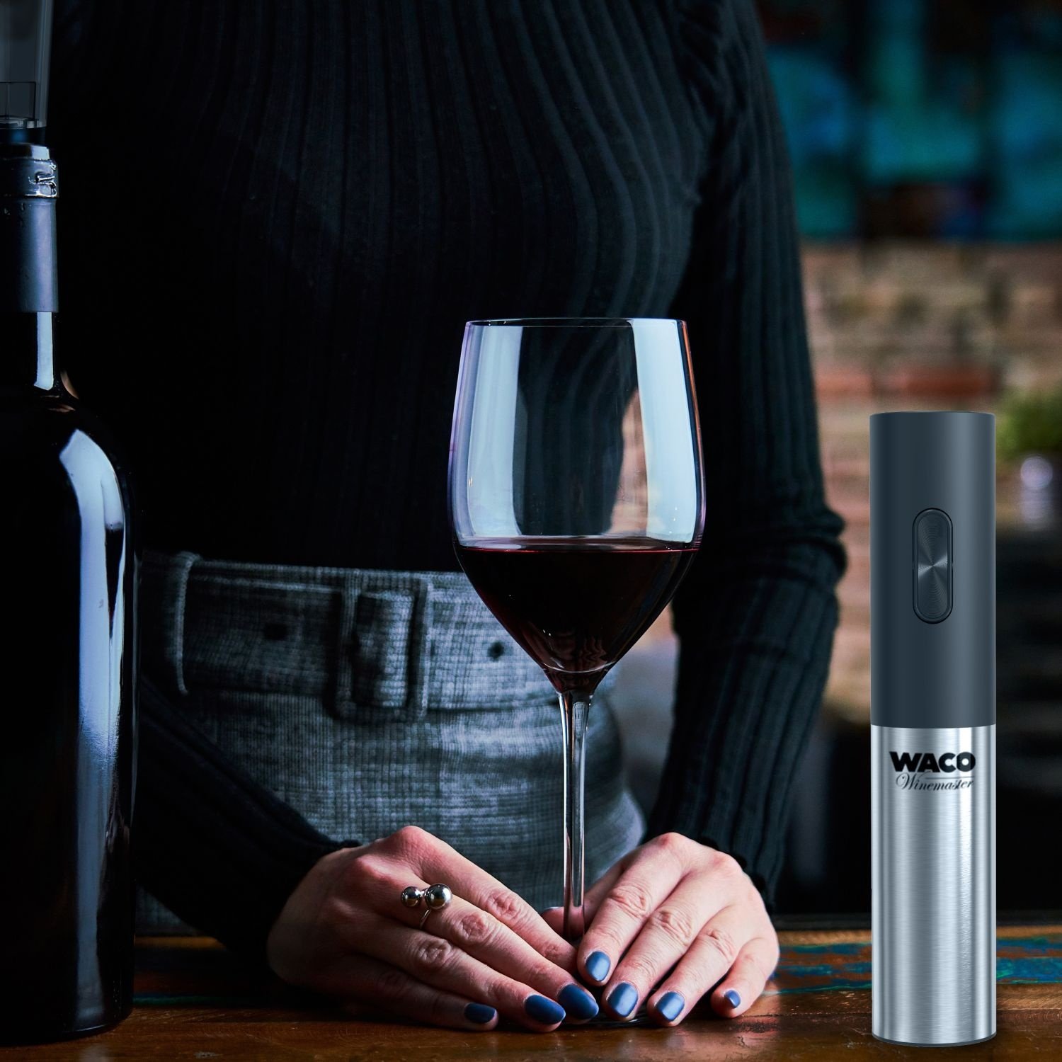 Waco OW7 Automatische Kurkentrekker - Opent elke wijnfles in 8 seconden